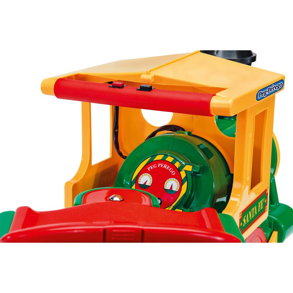 Trenulet Electric Peg Perego Santa Fe Verde 40W - imagine 8