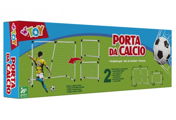 Poarta Fotbal 2in1 Globo cu Minge si Pompa
