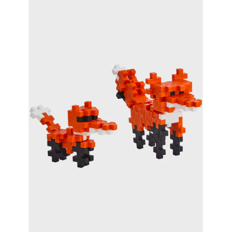 Set Constructie Plus-Plus Vulpe 100 Piese - imagine 3