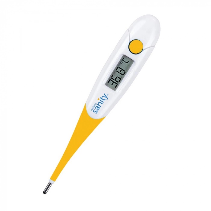 Termometru Digital Sanity Flexi Temp, Alb/Galben - imagine 2