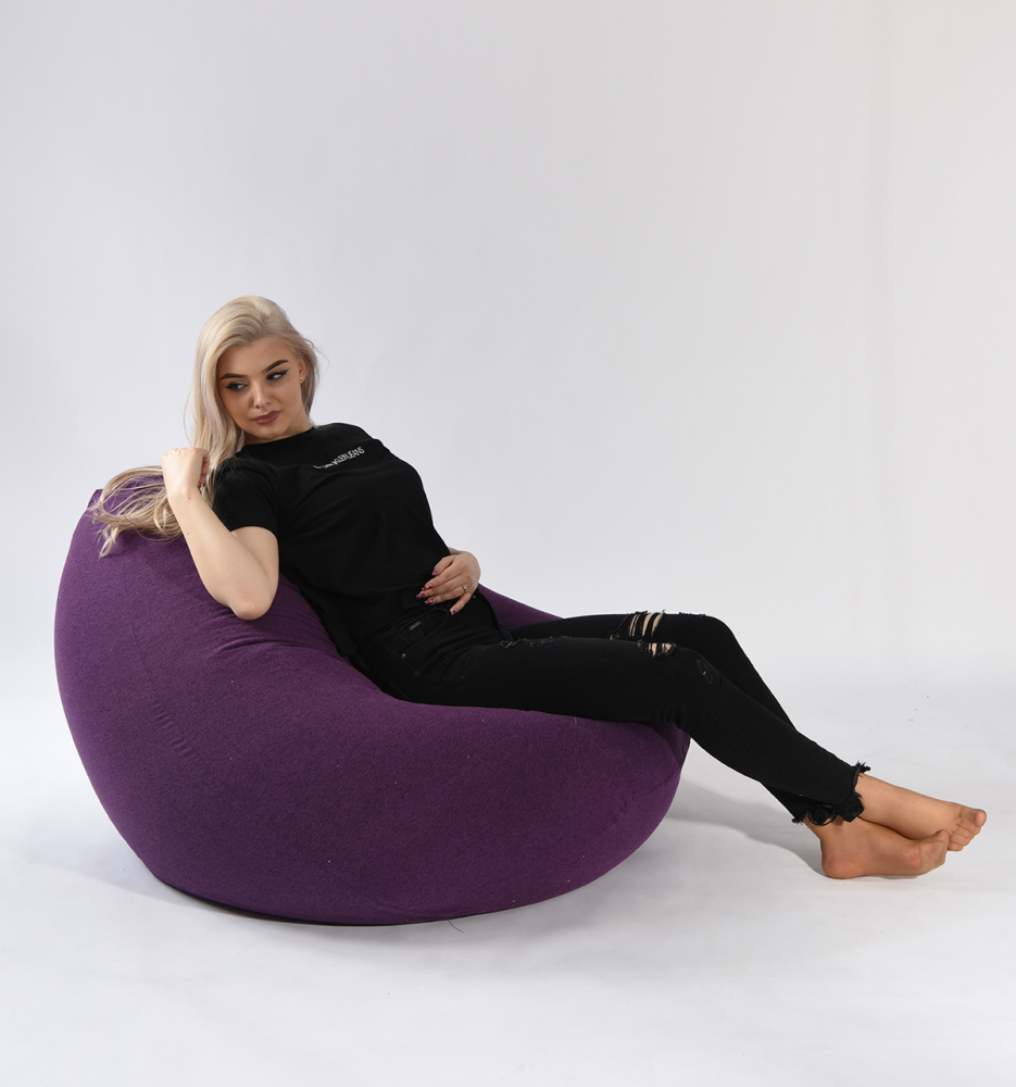 Fotoliu Pufrelax Nirvana - Confort Copii Mulberry