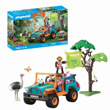 Playmobil Plimbare Animale cu Vehicul Teren