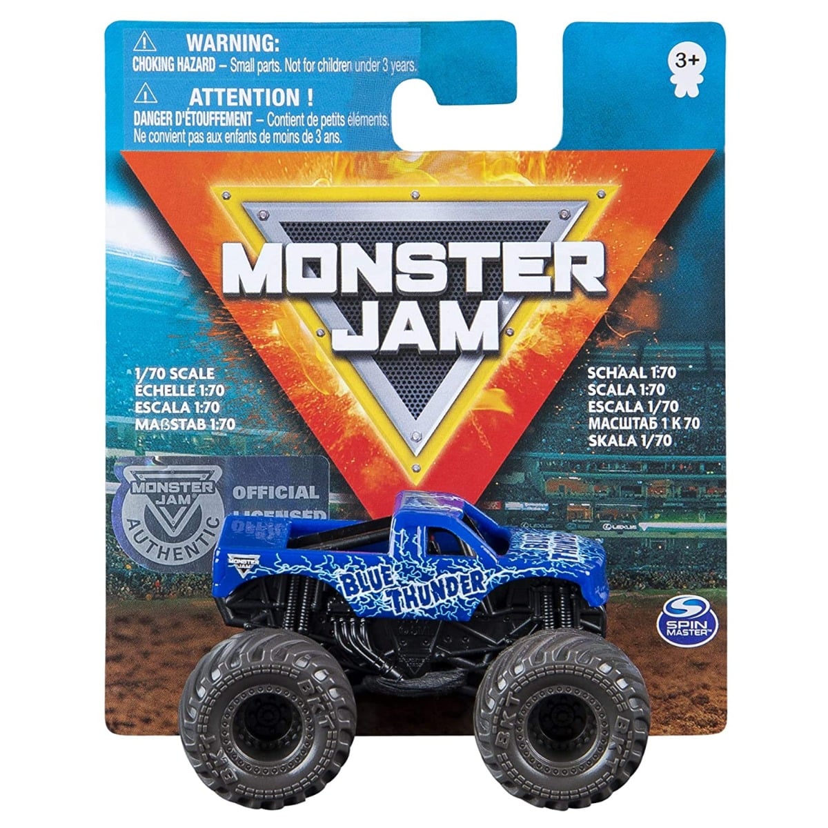 Mașinuță Monster Jam Blue Thunder 1:70