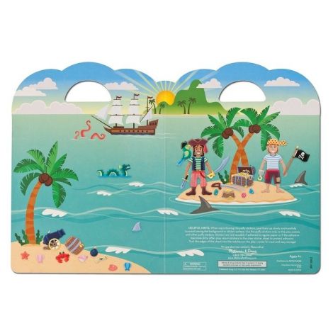 Abtibilduri Pirat Melissa & Doug Reutilizabile - imagine 4