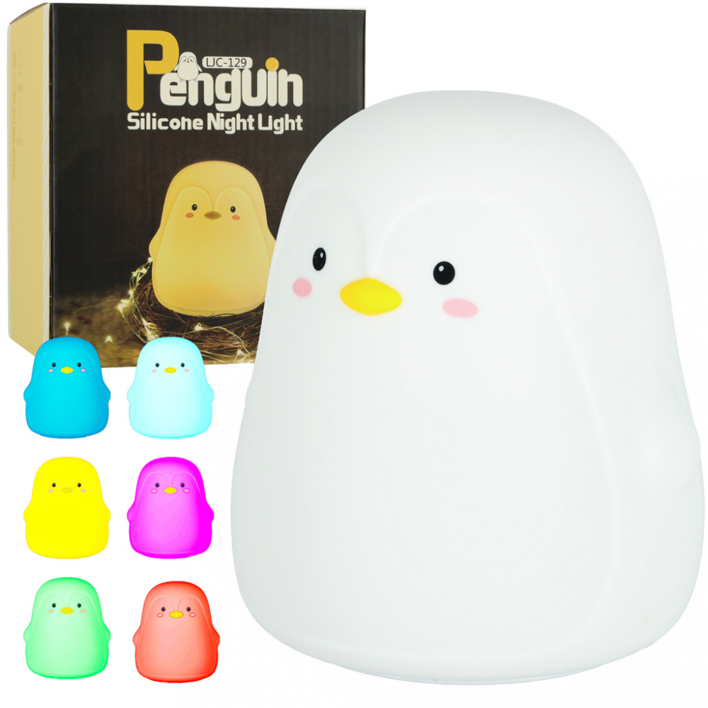 Lampa Veghe Pinguin LED RGB Ikonka - imagine 10