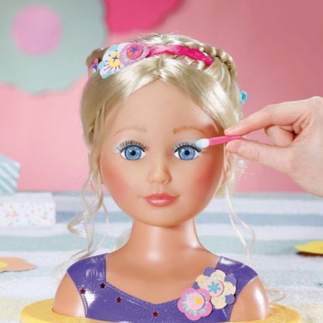 BABY born Surioara, Cap Papusa pentru Coafat, 27 Accesorii - imagine 2