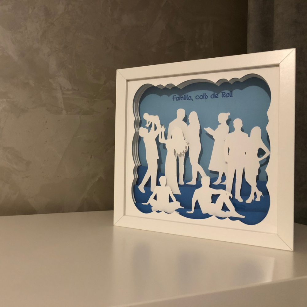 Tablou Luminos Părinți și Copii Noorhandmadeatelier - imagine 5
