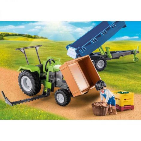 Playmobil Tractor cu Remorcă - Aventură la Fermă - imagine 4