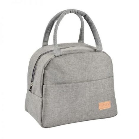 Geanta Izotermă Beaba Heather Grey - Mâncare Proaspătă