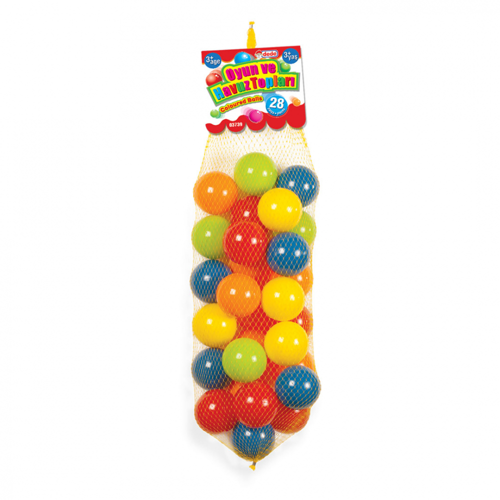 Set 28 Bile Mari 9 cm Dede | Jucării Exterior