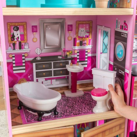 Casuta de Papusi Shimmer Mansion KidKraft - imagine 6