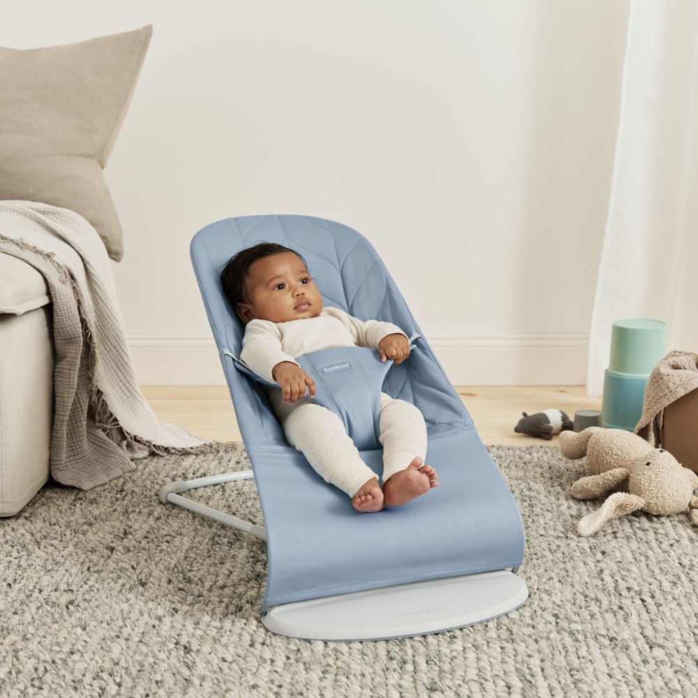 Balansoar BabyBjorn Bliss Blue | Confort și Siguranță - imagine 8