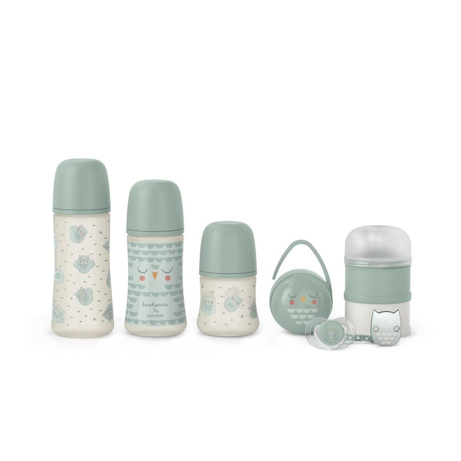 Set Cadou Suavinex Bonhomia 7 Piese Menta - imagine 3