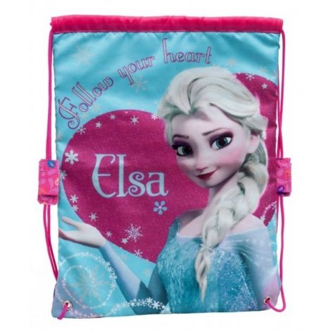 Sac Disney Frozen Elsa, 30x40 cm, Microfibra