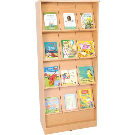Biblioteca Moje bambino cu rafturi inclinate - imagine 8