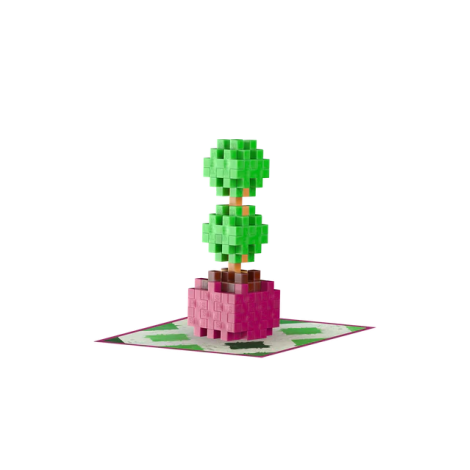Plus-Plus Topiary - Set Constructie Decorativ - imagine 2