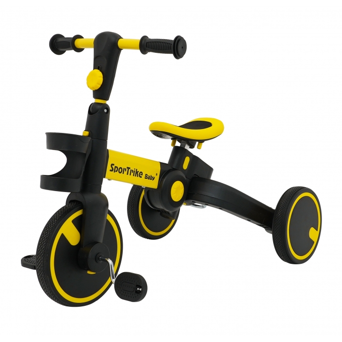 Sportrike SporTrike 3-in-1 Galben | Tricicleta Copii - imagine 3