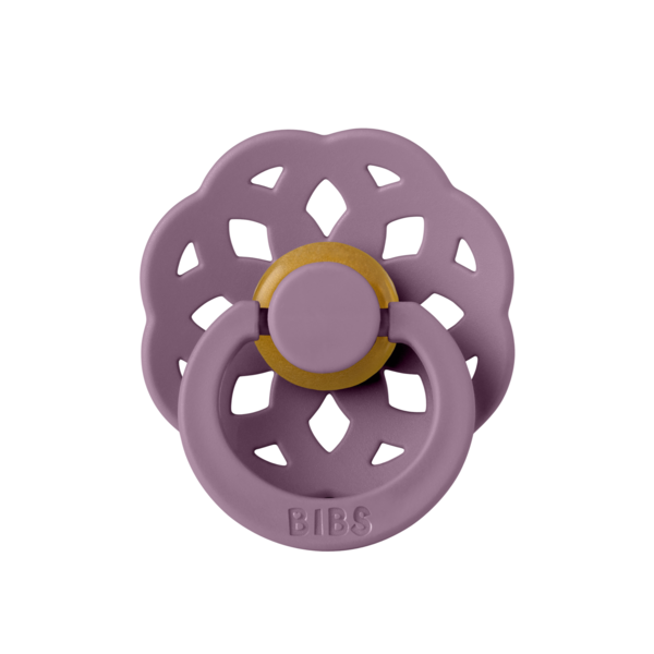 Suzeta Bibs Boheme Latex, Mauve, 6 luni+ - imagine 4