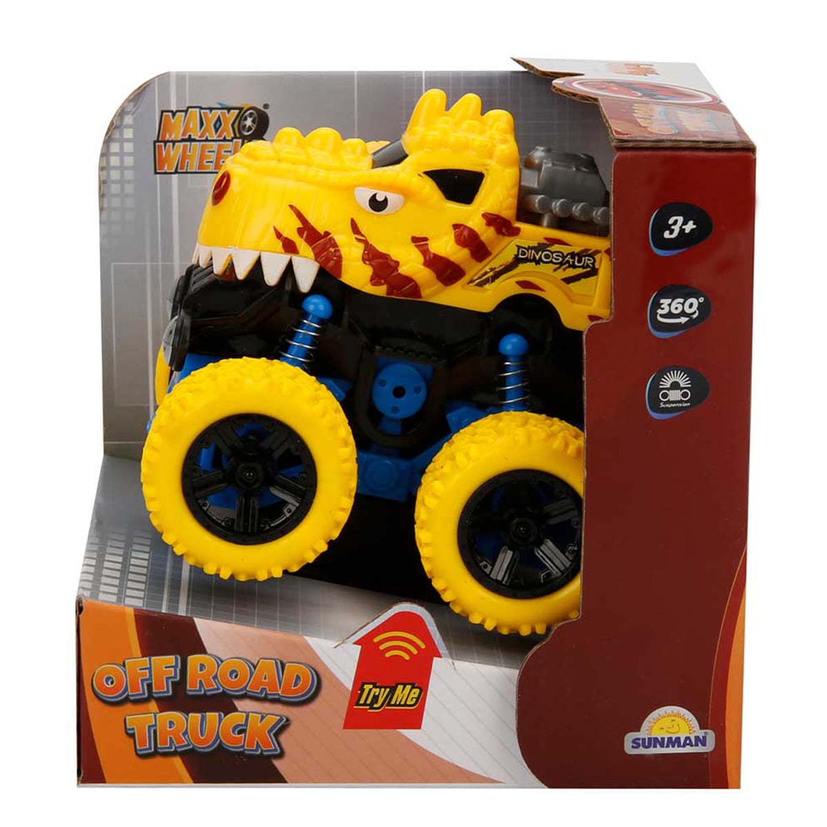 Mașină Off Road Dinozaur Maxx Wheels