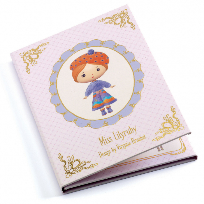 Set Abtibilduri Repozitionabile Djeco Miss Lilyruby
