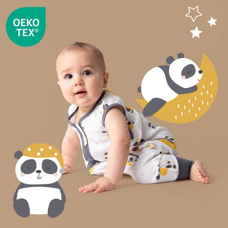 Sac de Dormit Bamboo Panda 100 cm | Slumbersac - imagine 2
