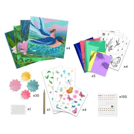 Joc creativ Thumbelina Djeco - 4 în 1 - imagine 3