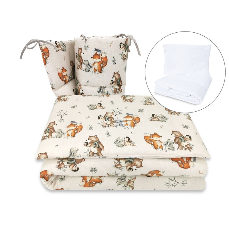 Lenjerie patut MimiNu Time for Fun 5 piese OEKO-TEX