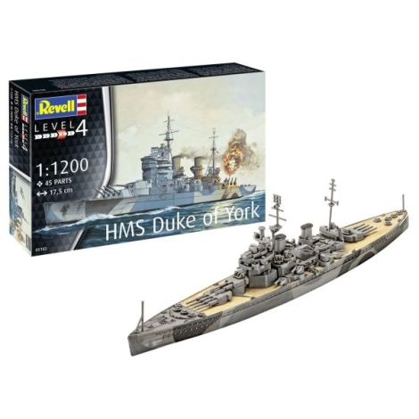Revell HMS Duke of York - Model naval detaliat