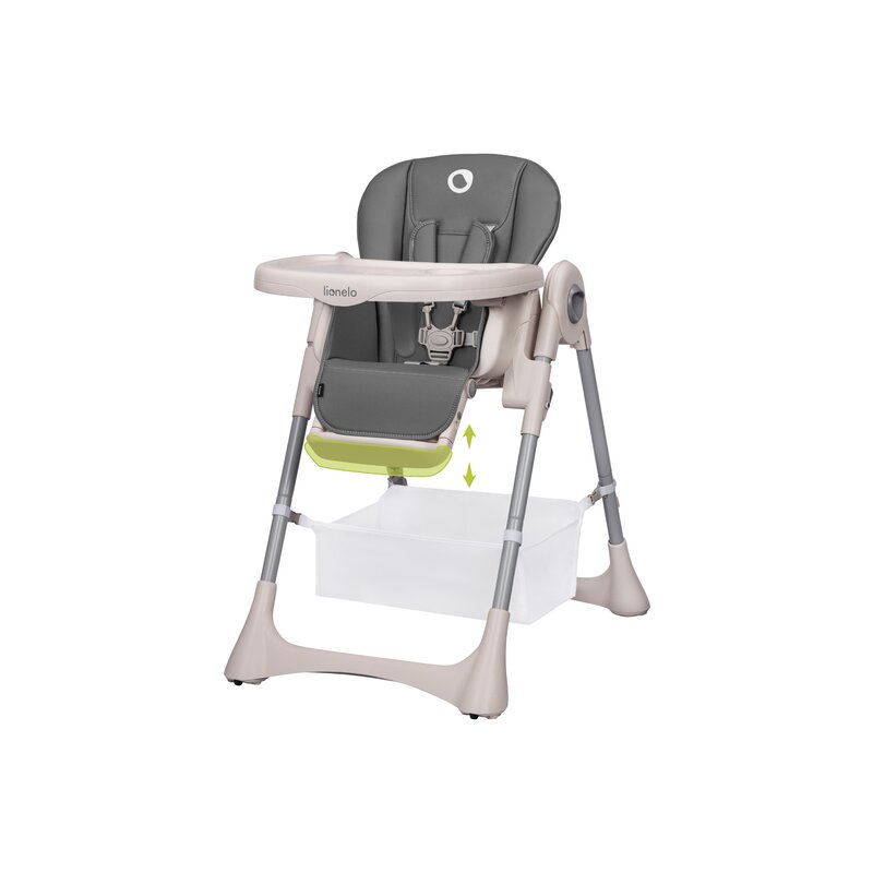 Scaun masa Lionelo Zanna Gri Reglabil 6m-3a - imagine 5