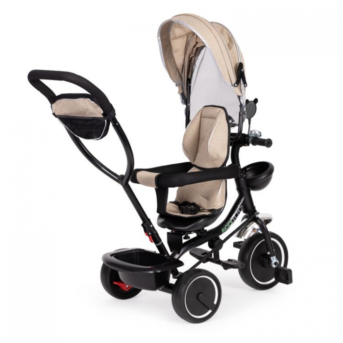 Tricicleta Ecotoys JM-066-9 Roșu cu Scaun Rotativ - imagine 4
