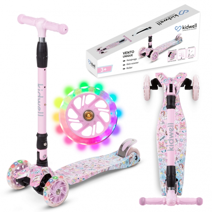 Trotineta Kidwell Vento, Pliabilă, cu LED, 3 Ani+ - imagine 9