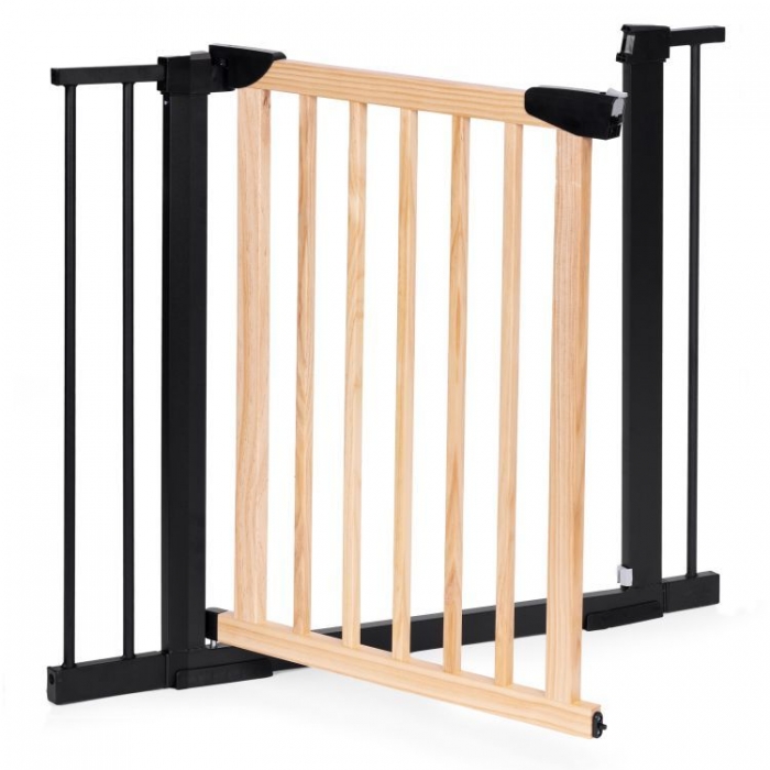 Poarta Siguranță Ecotoys 74-100 cm Lemn Metal - imagine 5