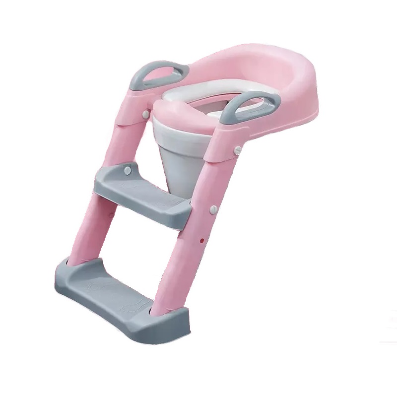 Reductor Toaleta Little Mom Pliabil Pink - imagine 10