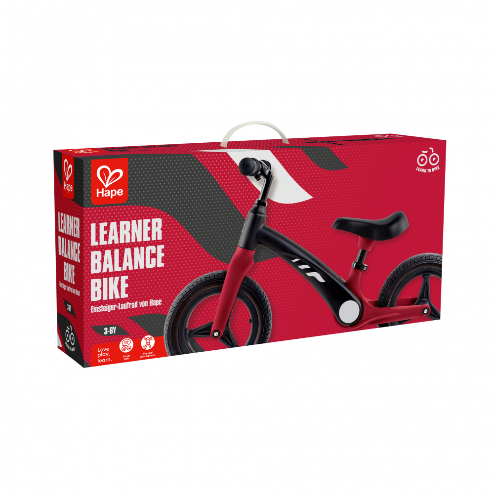Bicicleta Echilibru Hape Roșie Copii - imagine 3