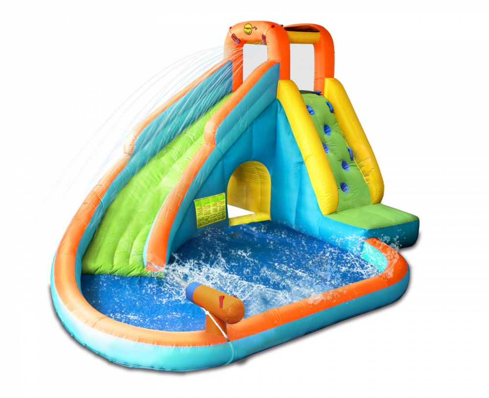 Saltea gonflabila Happy Hop cu piscina si tobogan - imagine 8