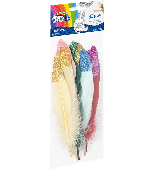 Set 10 Pene Colorate cu Sclipici Fiorello