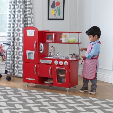 Bucătărie Red Vintage Kidkraft, Lemn - imagine 2