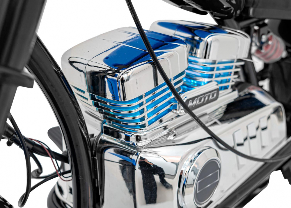Ramiz Chopper Warrior: Motocicleta Electrica 350W - imagine 5