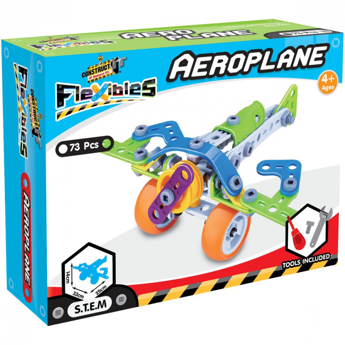 Kit STEM Flexible Avion Construct it