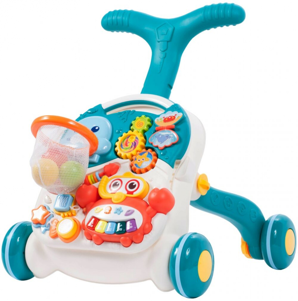 Antepremergator Malplay 2in1 cu Pian și Activități - imagine 3