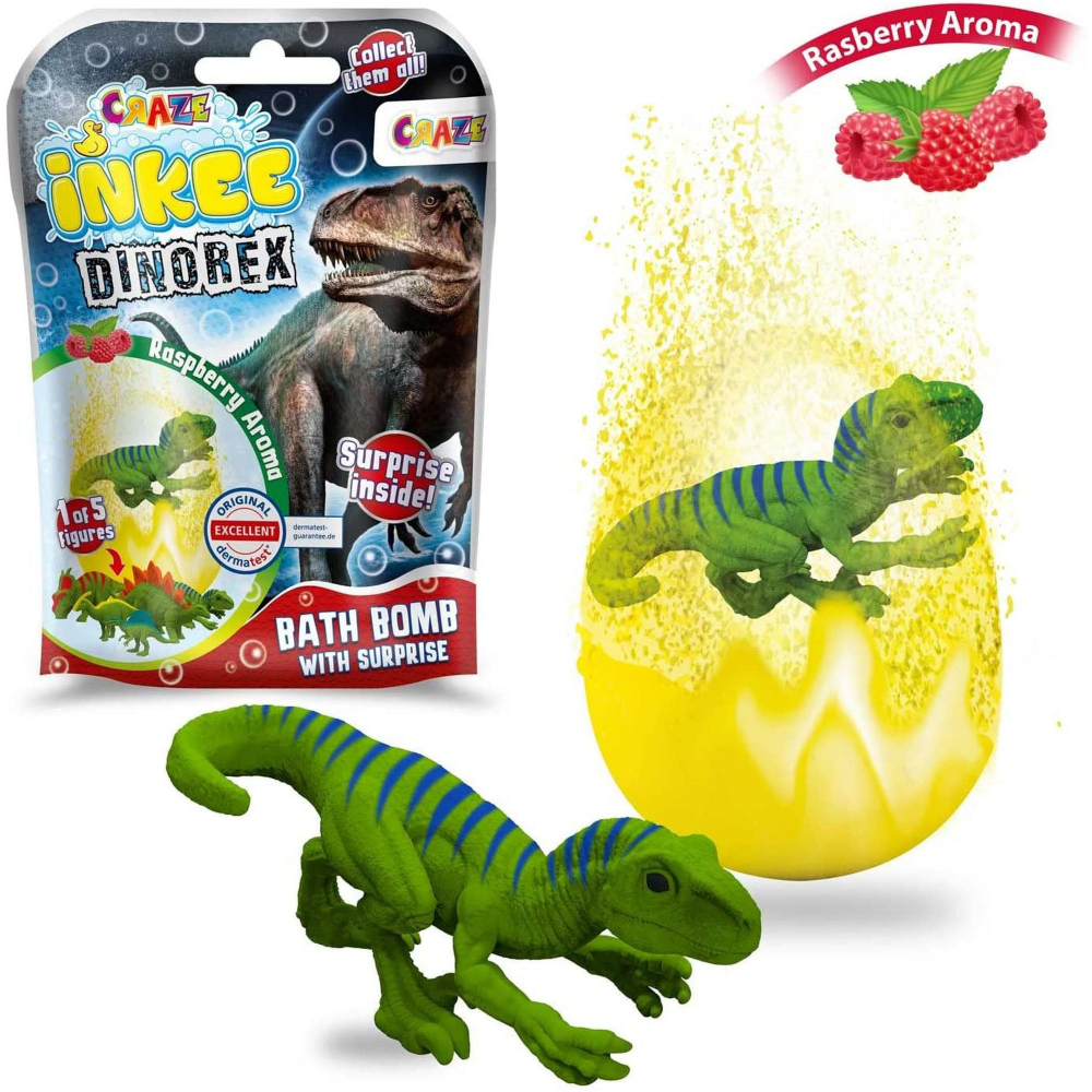 Bila Efervescentă Craze Inkee cu Dinozaur - imagine 3