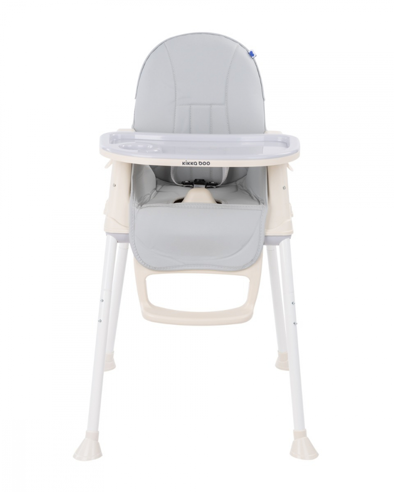 Scaun Masa KikkaBoo 3in1 Creamy Grey, Ergonomic - imagine 7