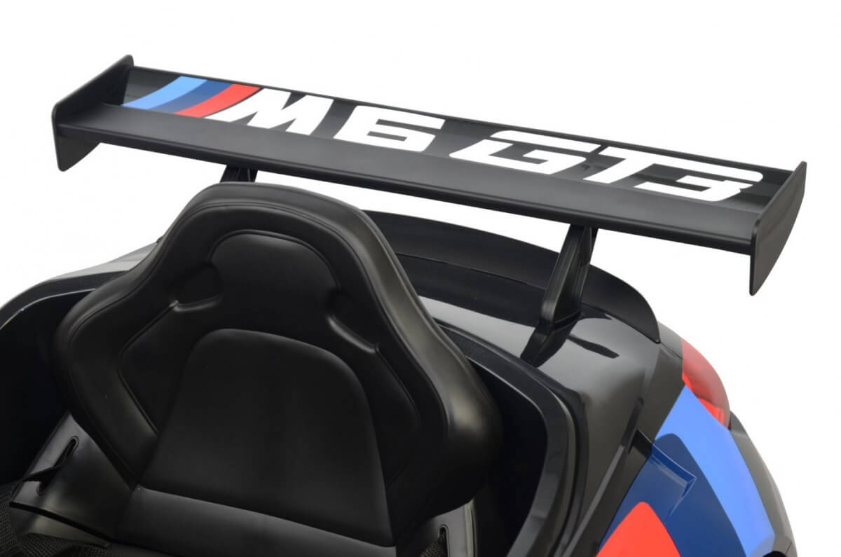 Masinuta electrica BMW M6 GT3, Negru, Licentiat - imagine 6