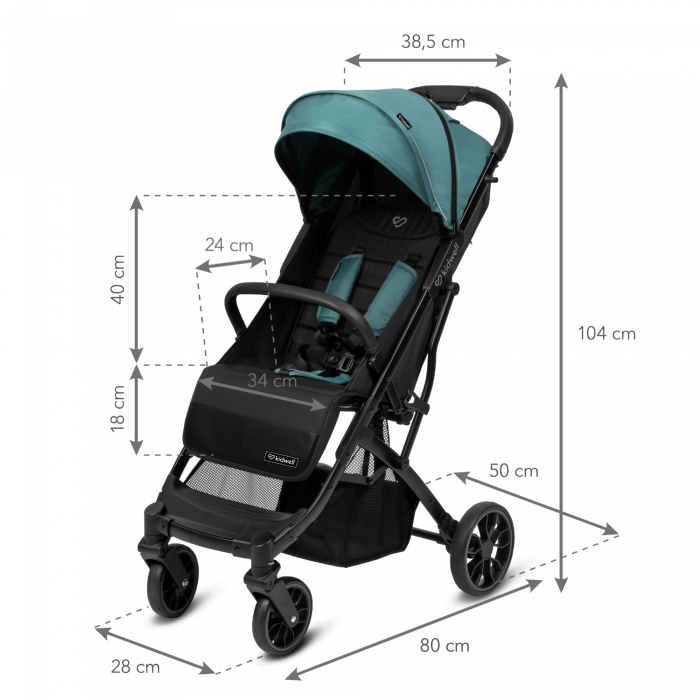 Carucior Sport Kidwell Colmer Royal Green - imagine 11