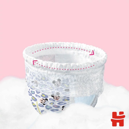 Huggies Little Movers Girl, 6-11kg, 116 buc - imagine 4