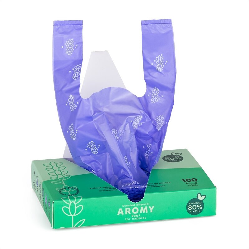 Saci parfumati Petite&Mars AROMY 100 buc lavanda