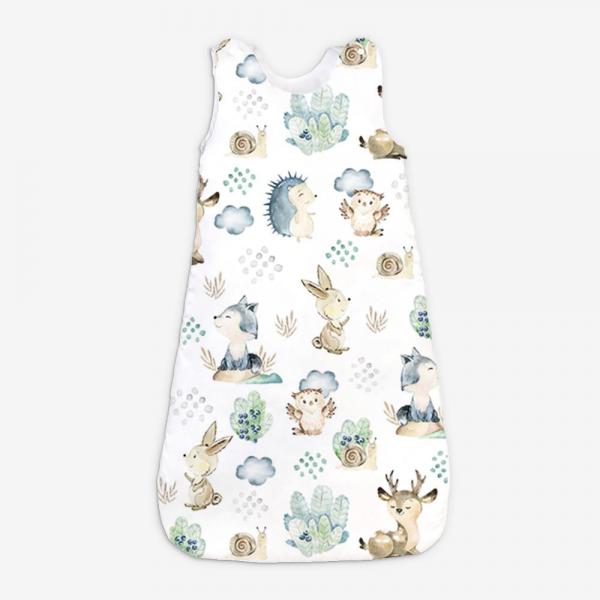 Sac de Dormit Klups Mini C001 Forest World, Bumbac 100%