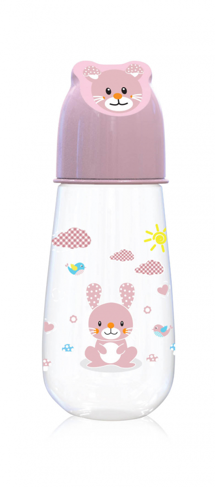 Biberon Lorelli Animals 125 ml Blush Pink