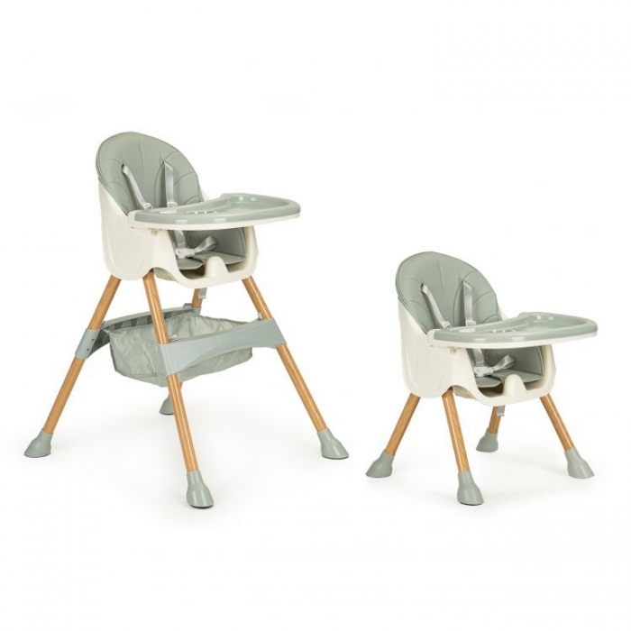 Scaun de masa 2 in 1 Ecotoys Azure, Husa lavabila