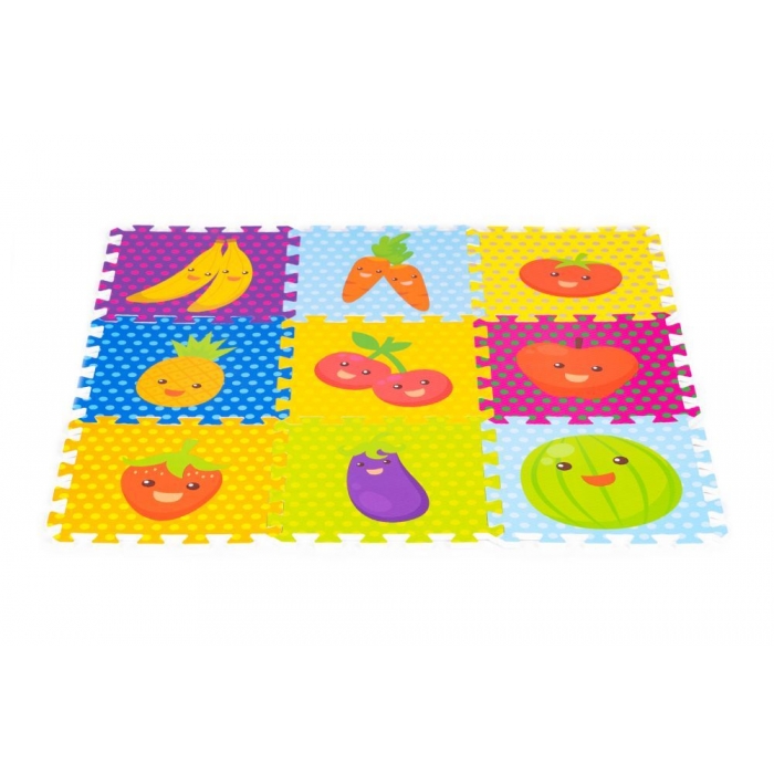 Salteluta joaca IPlay 86x86cm Fructe si legume educativa